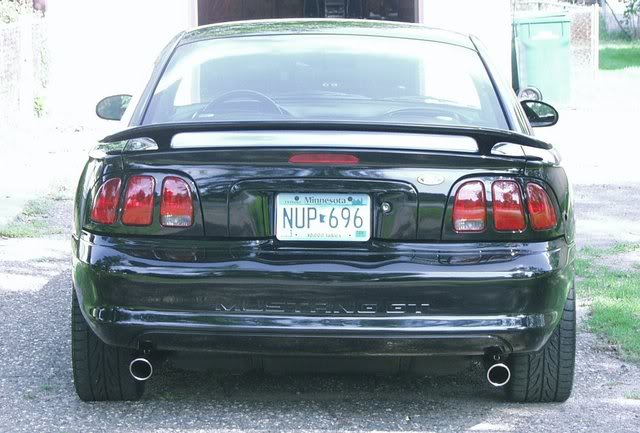 Black 1998 Ford Mustang