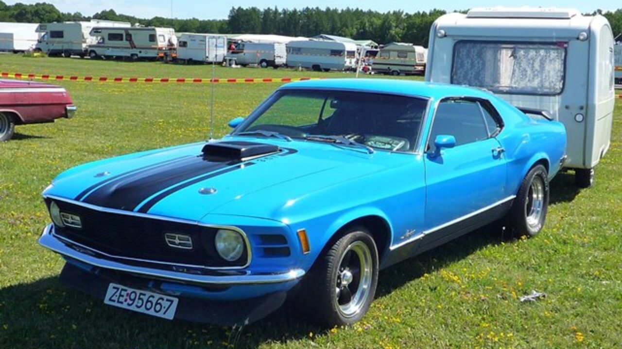 Grabber Blue 1972 Ford Mustang