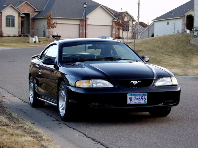Black 1998 Ford Mustang