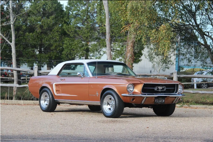 Burnt Amber 1967 Ford Mustang