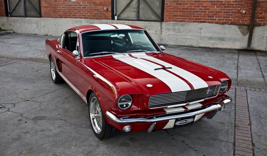 Candy Apple Red 1966 Ford Mustang