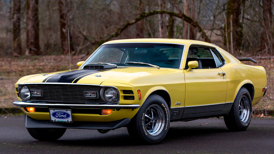 Competition Yellow 1970 Ford Mustang