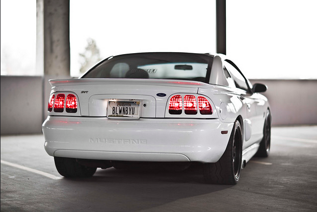 Crystal White 1994 Ford Mustang