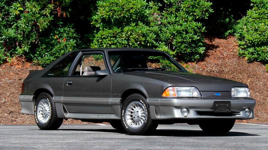 Dark Titanium 1990 Ford Mustang