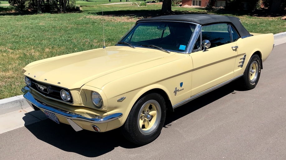 Aspen Gold 1966 Ford Mustang