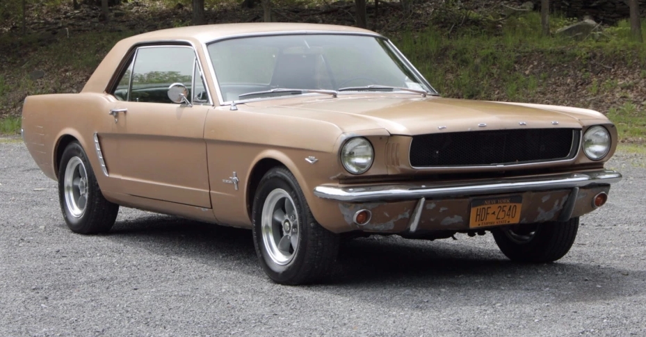 Champagne Beige 1965 Ford Mustang