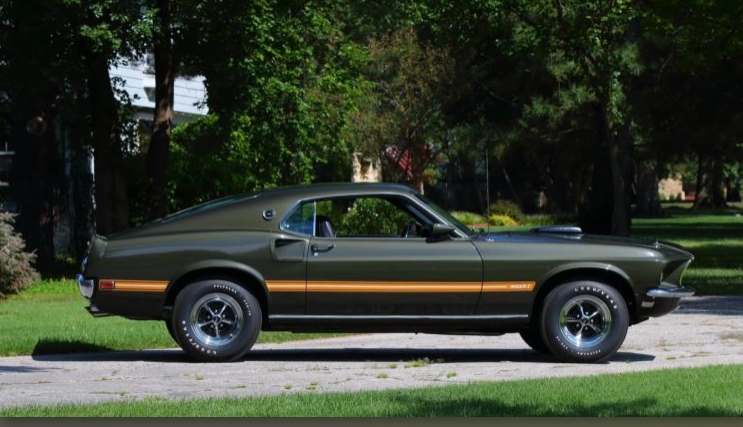 Black Jade 1969 Ford Mustang
