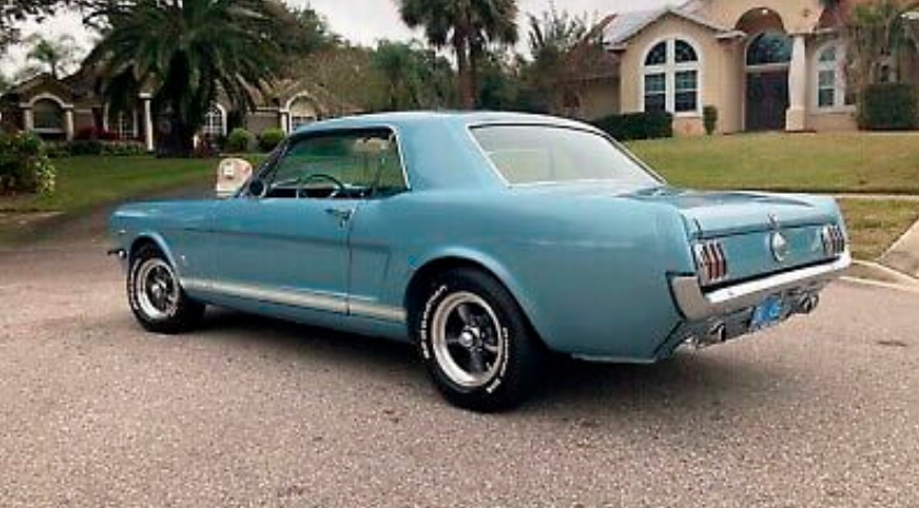 Columbine Blue 1967 Ford Mustang