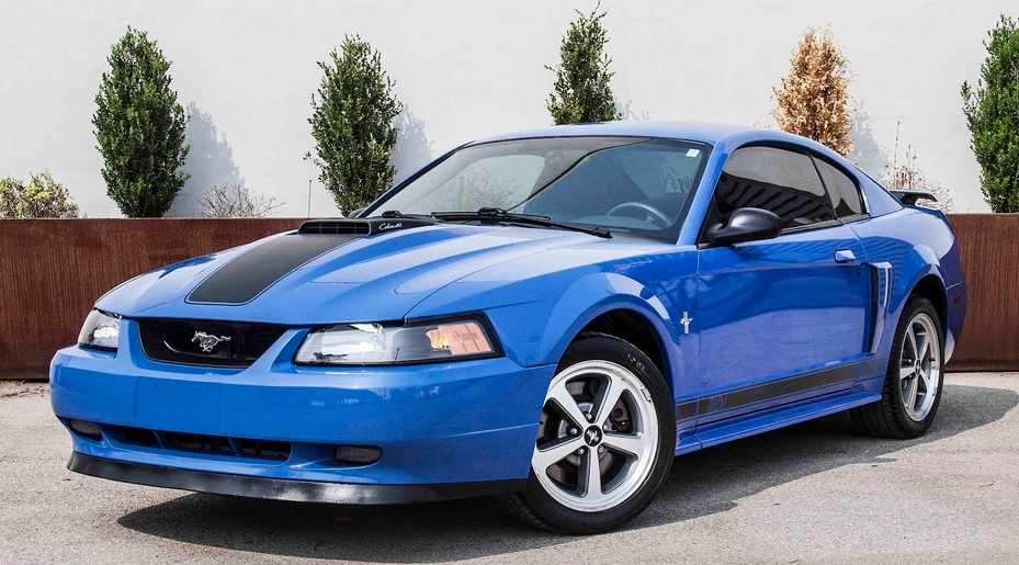 Azure Blue 2003 Ford Mustang