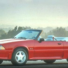 Bright Red 1991 Ford Mustang