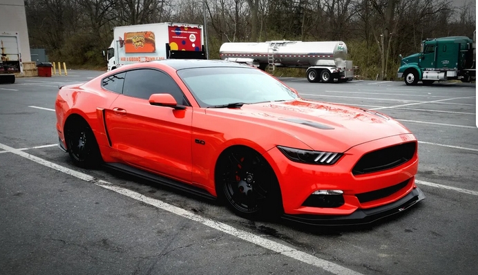 Competition Orange 2016 Ford Mustang