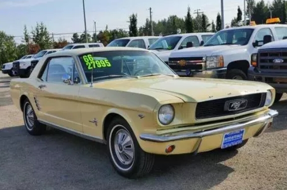 Aspen Gold 1966 Ford Mustang