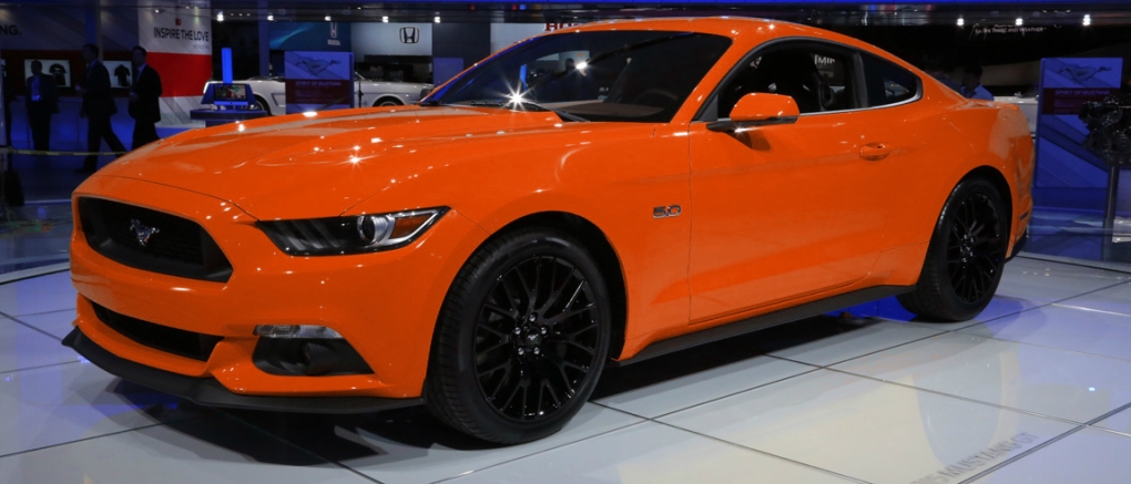 Competition Orange 2015 Ford Mustang