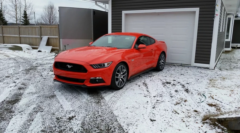 Competition Orange 2015 Ford Mustang