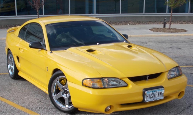 Chrome Yellow 1998 Ford Mustang