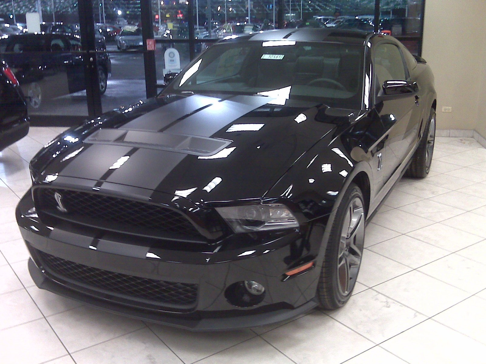 Black 2010 Ford Mustang