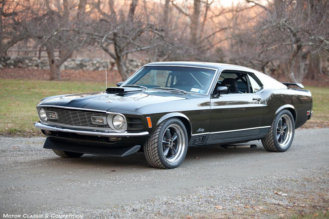 Raven Black 1970 Ford Mustang