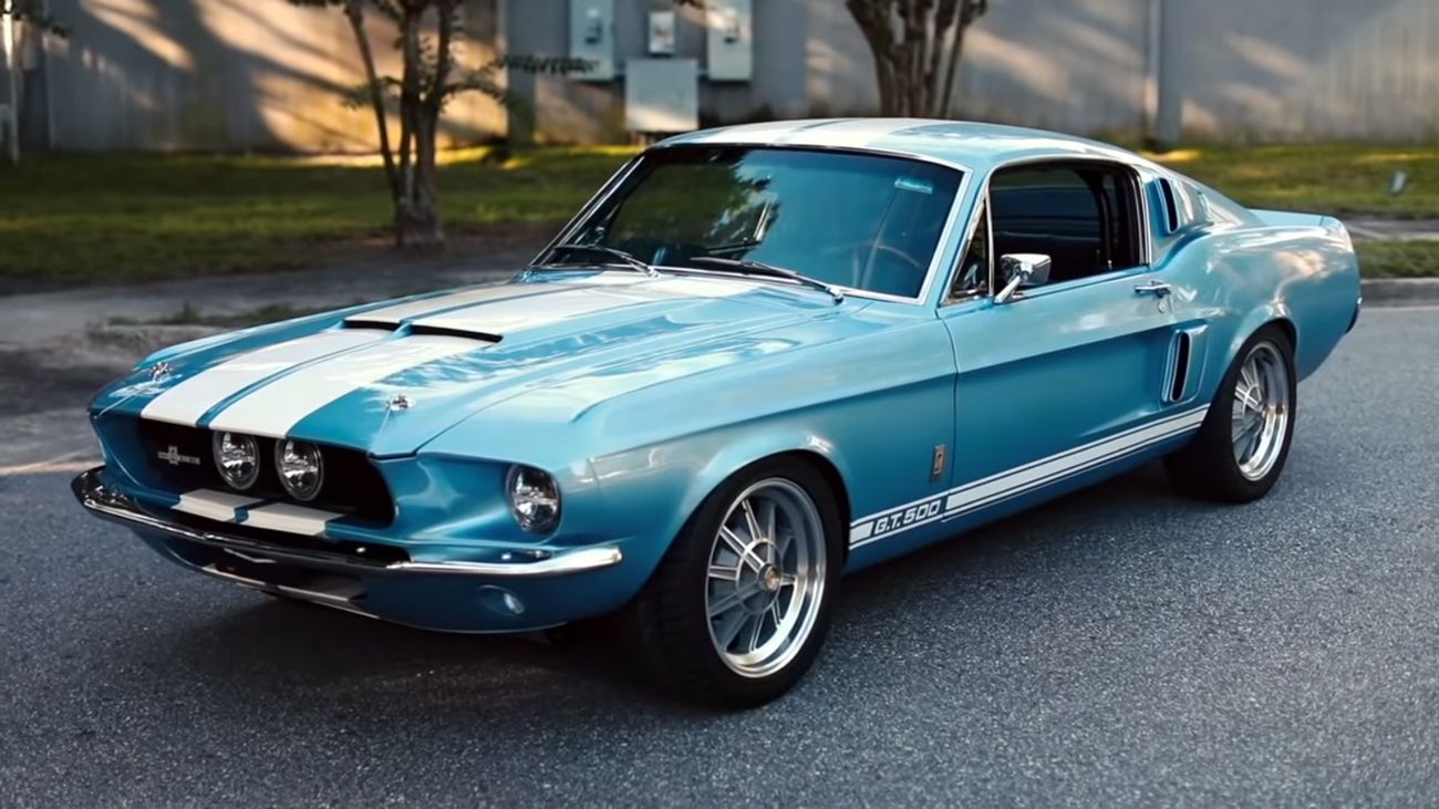 Diamond Blue 1967  Ford  Mustang 