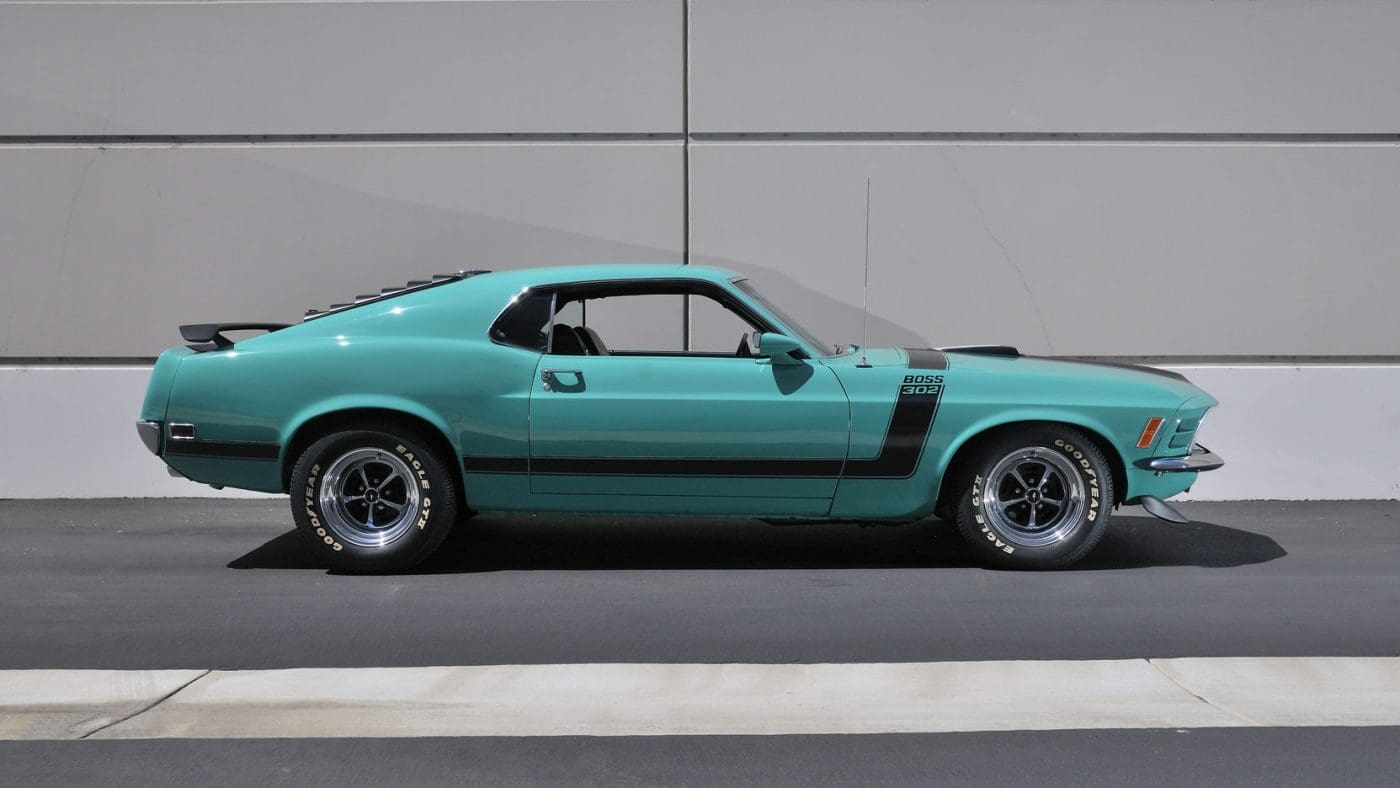 Silver Jade 1970 Ford Mustang