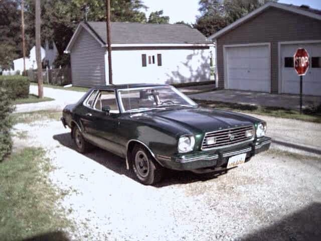 Bright Aqua Glow 1977 Ford Mustang