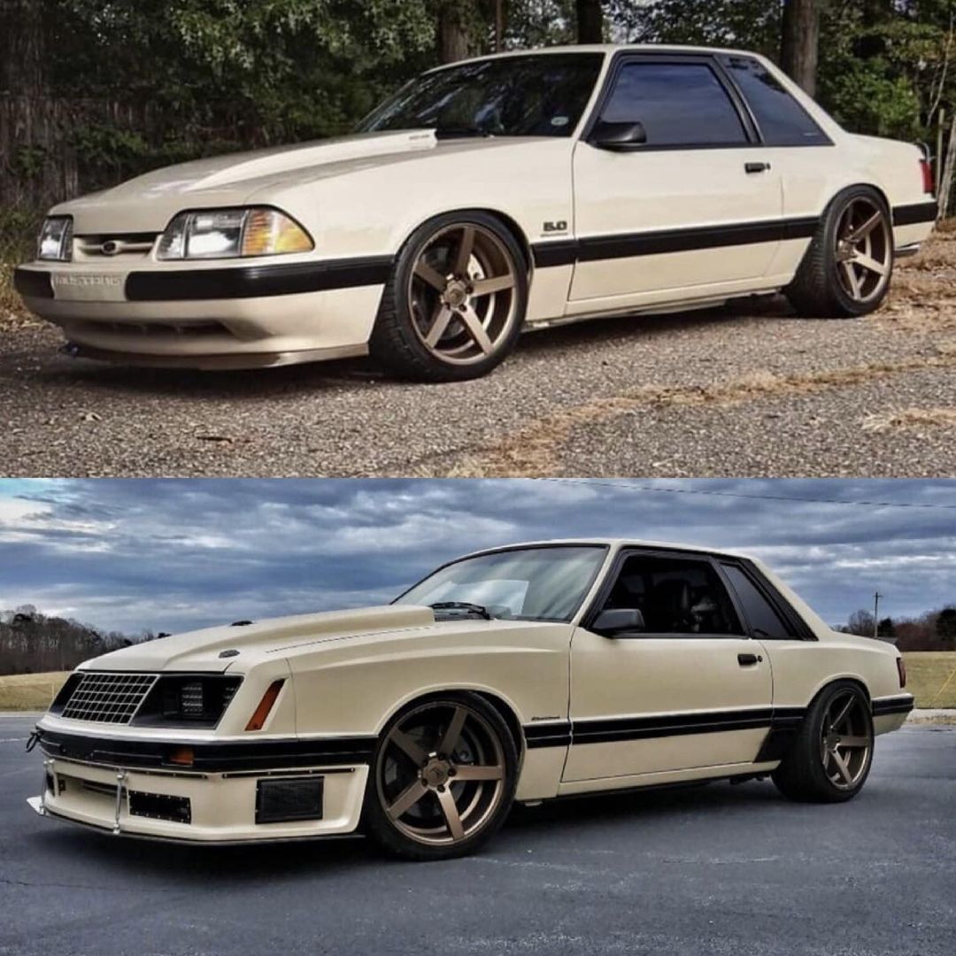 Sand Beige 1988 Ford Mustang