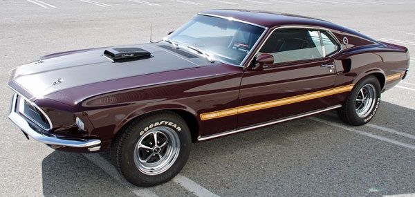 Royal Maroon 1970 Ford Mustang