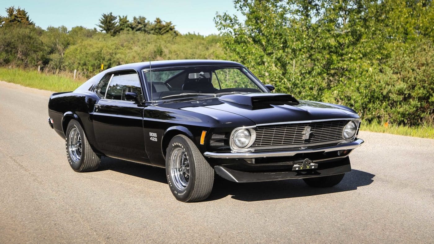 Raven Black 1970 Ford Mustang