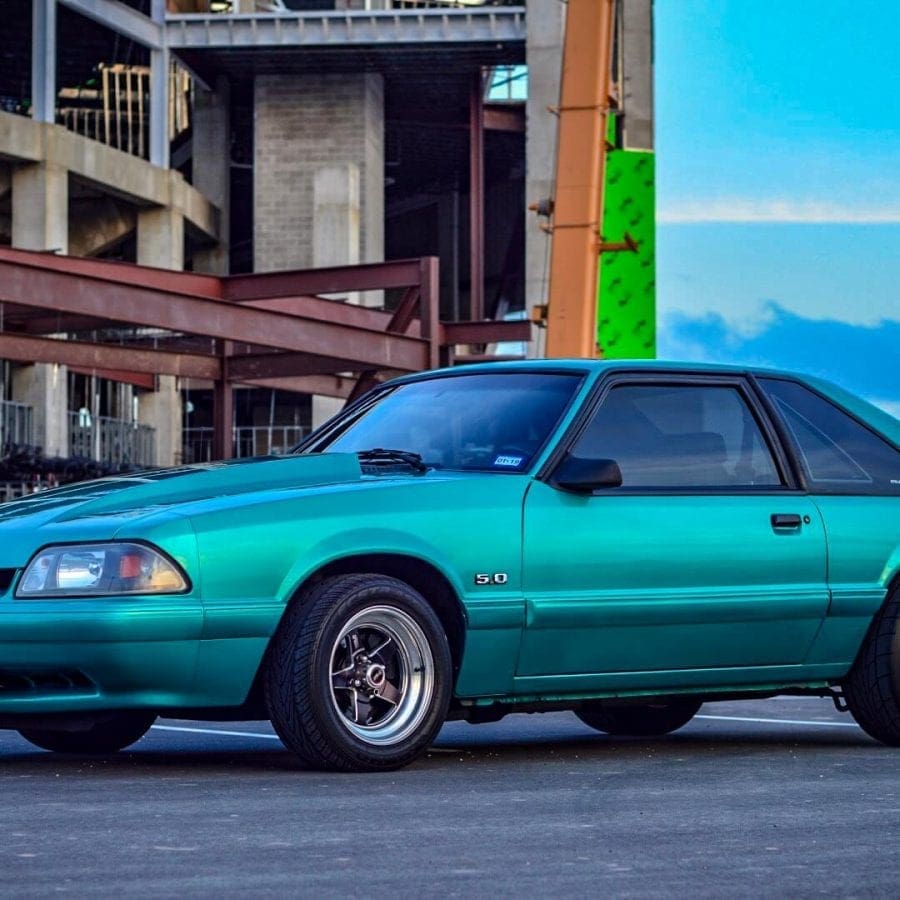 Bright Green (Calypso) 1991 Ford Mustang