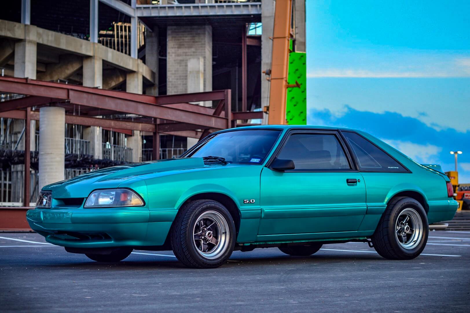 Bright Green (Calypso) 1991 Ford Mustang