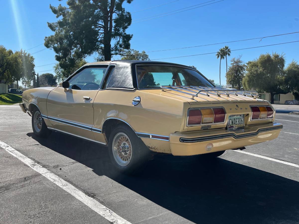 Bright Yellow 1977 Ford Mustang