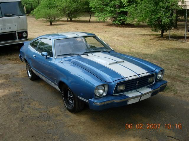 Dark Midnight Blue 1978 Ford Mustang