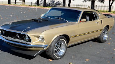 Champagne Gold 1969 Ford Mustang