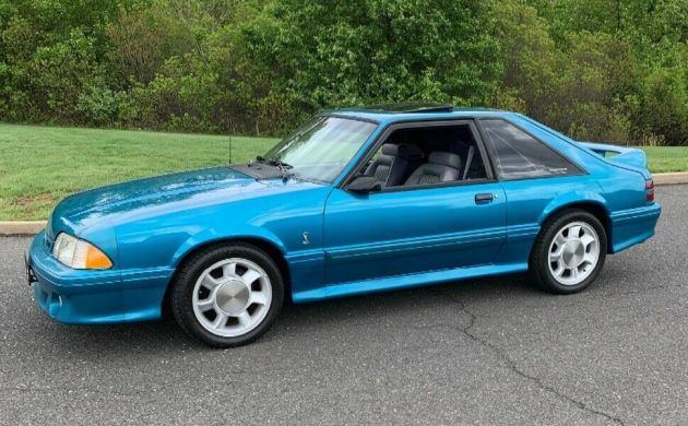 Royal Blue 1993 Ford Mustang