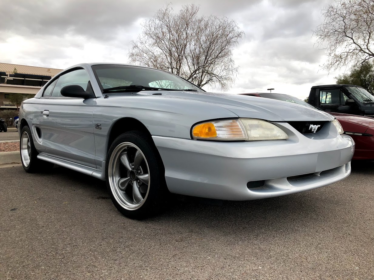 Opal Frost 1995 Ford Mustang