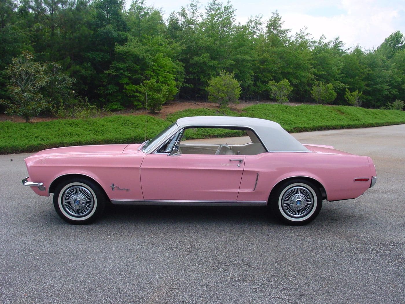 Passionate Pink 1968 Ford Mustang