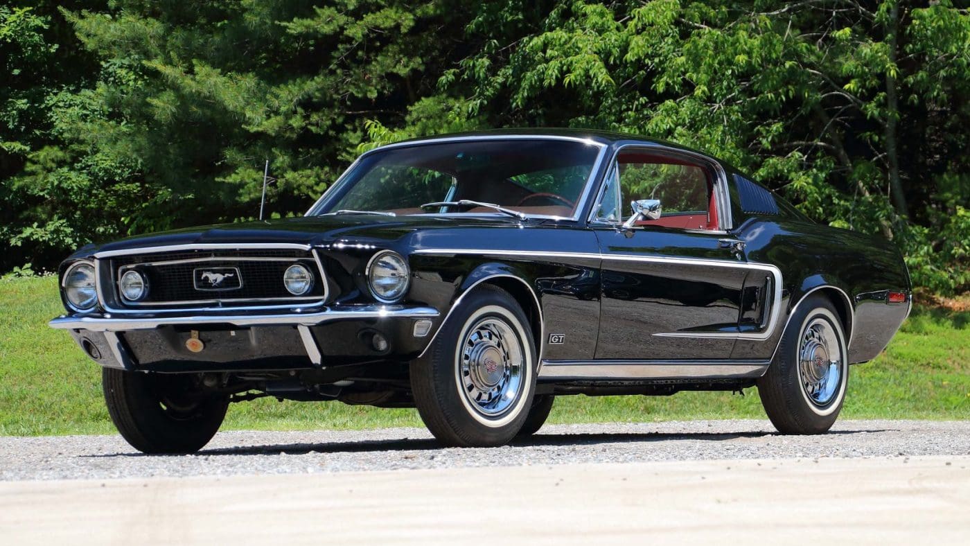 Raven Black 1968 Ford Mustang