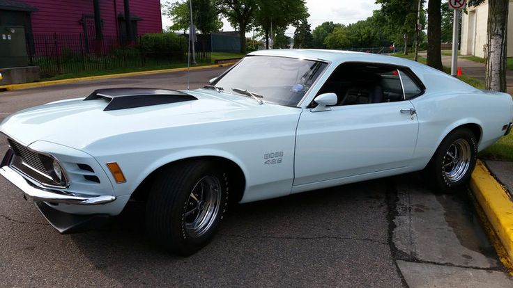 Pastel Blue 1970 Ford Mustang