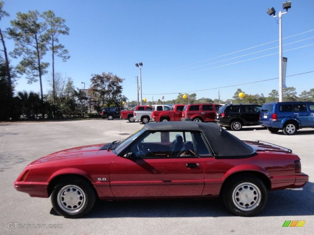 Medium Canyon Red 1984 Ford Mustang