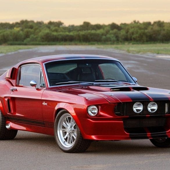 Candy Apple Red 1967 Ford Mustang