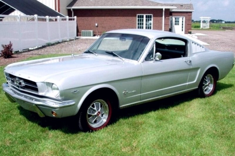 Silver Smoke Gray 1965 Ford Mustang