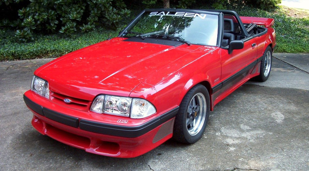Bright Red 1991 Ford Mustang