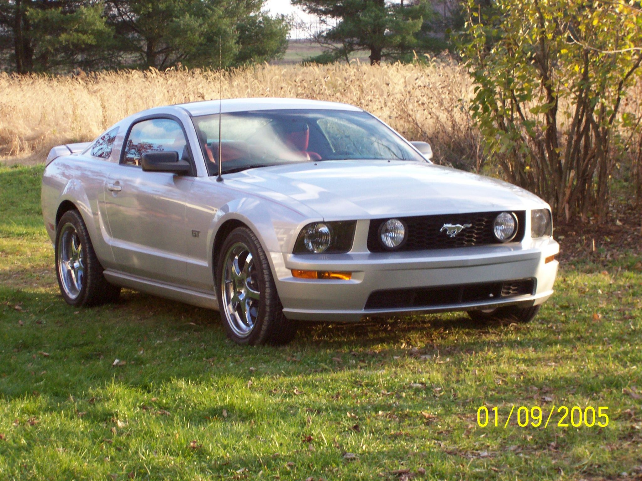 Satin Silver 2005 Ford Mustang