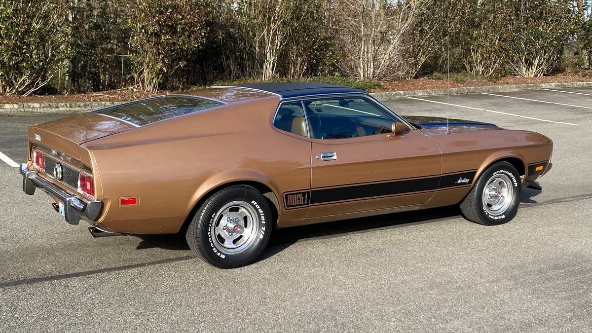 Medium Brown (Ginger) 1973 Ford Mustang