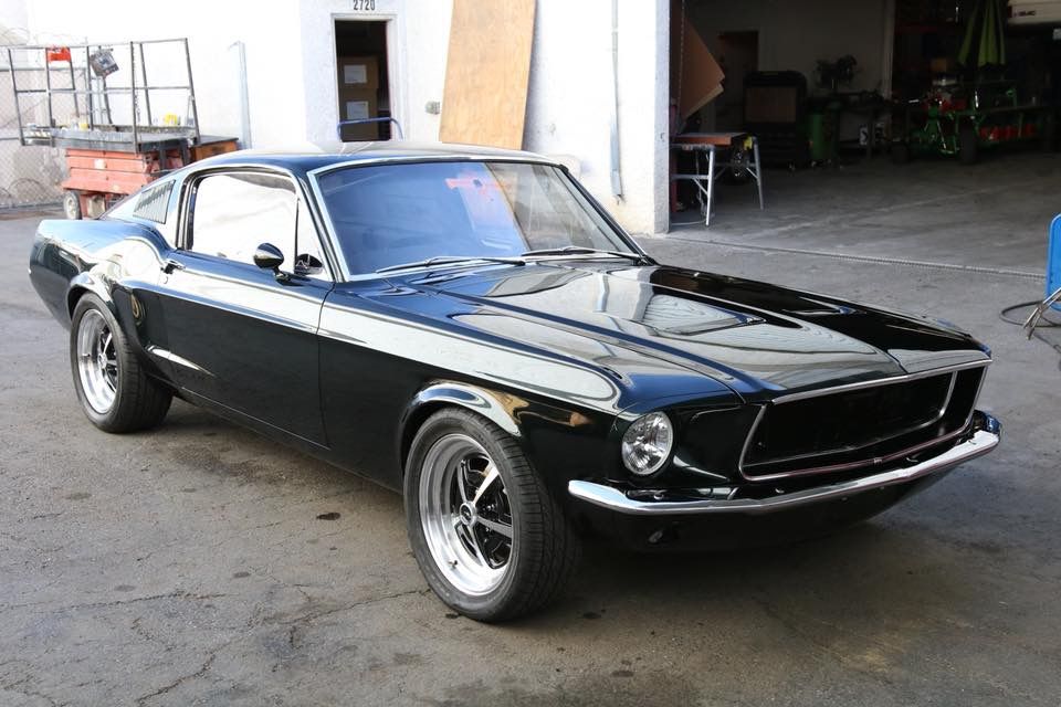 Black 1976 Ford Mustang