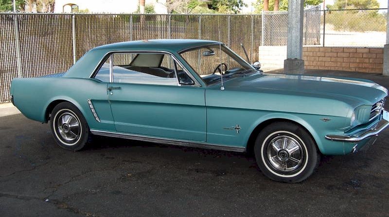 Skylight Blue 1964 Ford Mustang
