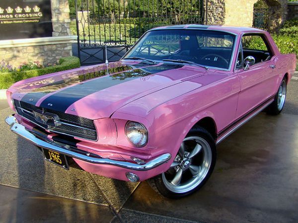 Playboy Pink 1972 Ford Mustang
