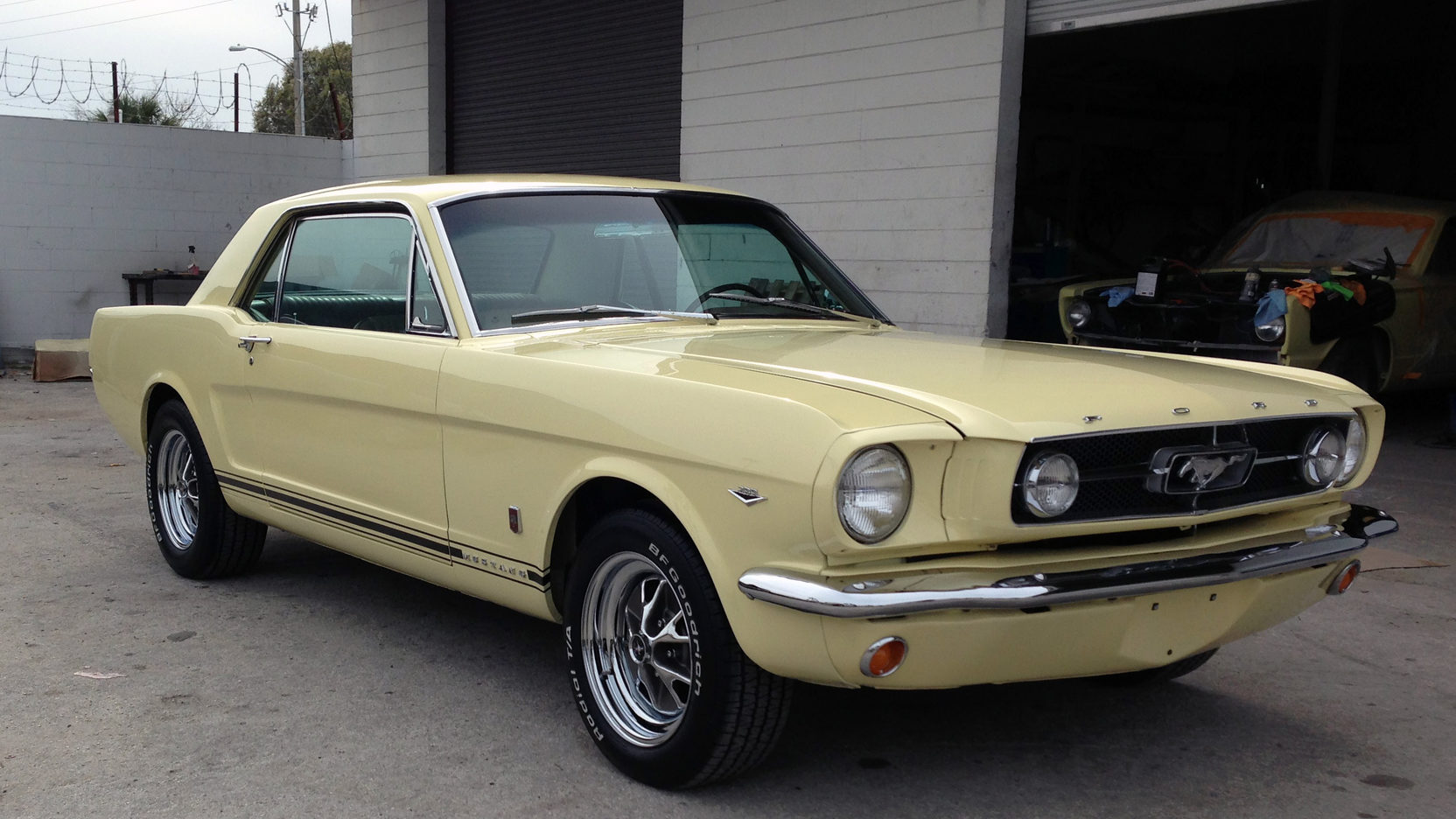 Springtime Yellow 1966 Ford Mustang