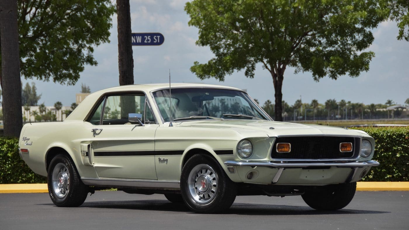 Seafoam Green 1968 Ford Mustang