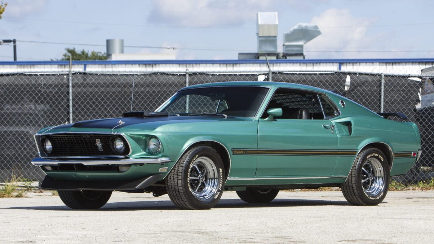 Silver Jade 1969 Ford Mustang