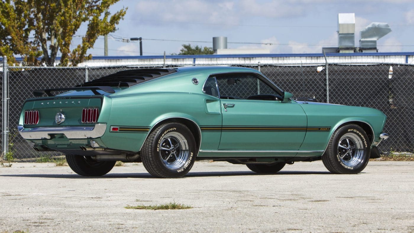 Silver Jade 1969 Ford Mustang